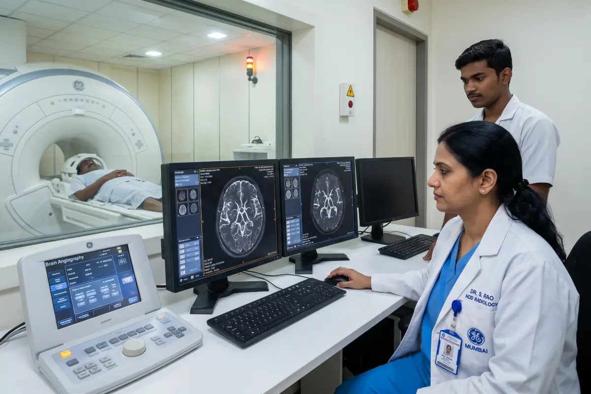 Contrast-enhanced MRI Pituitary Brain scan showing microadenoma detection
